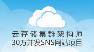 云存储集群架构师-30万并发SNS网站项目