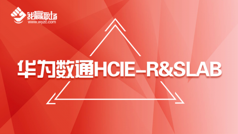 华为数通 HCIE-v3.0