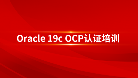 Oracle 19c OCP认证培训
